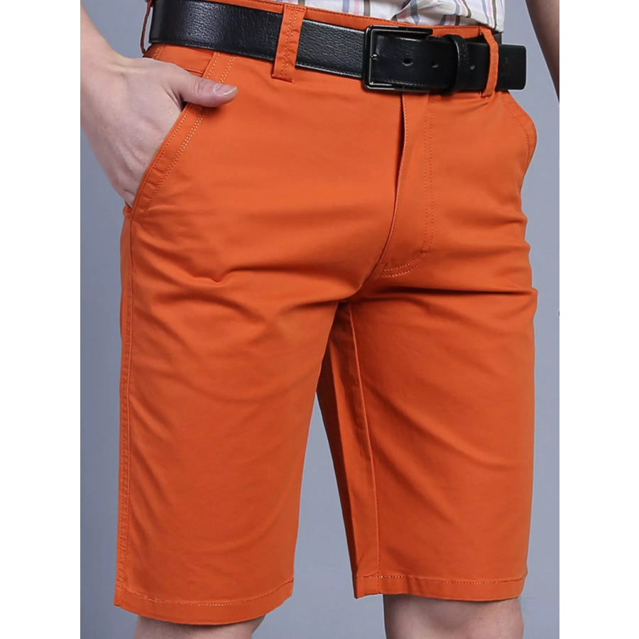 Men’s Classic Shorts with Pockets Orange / 30 Apparel and Accessories