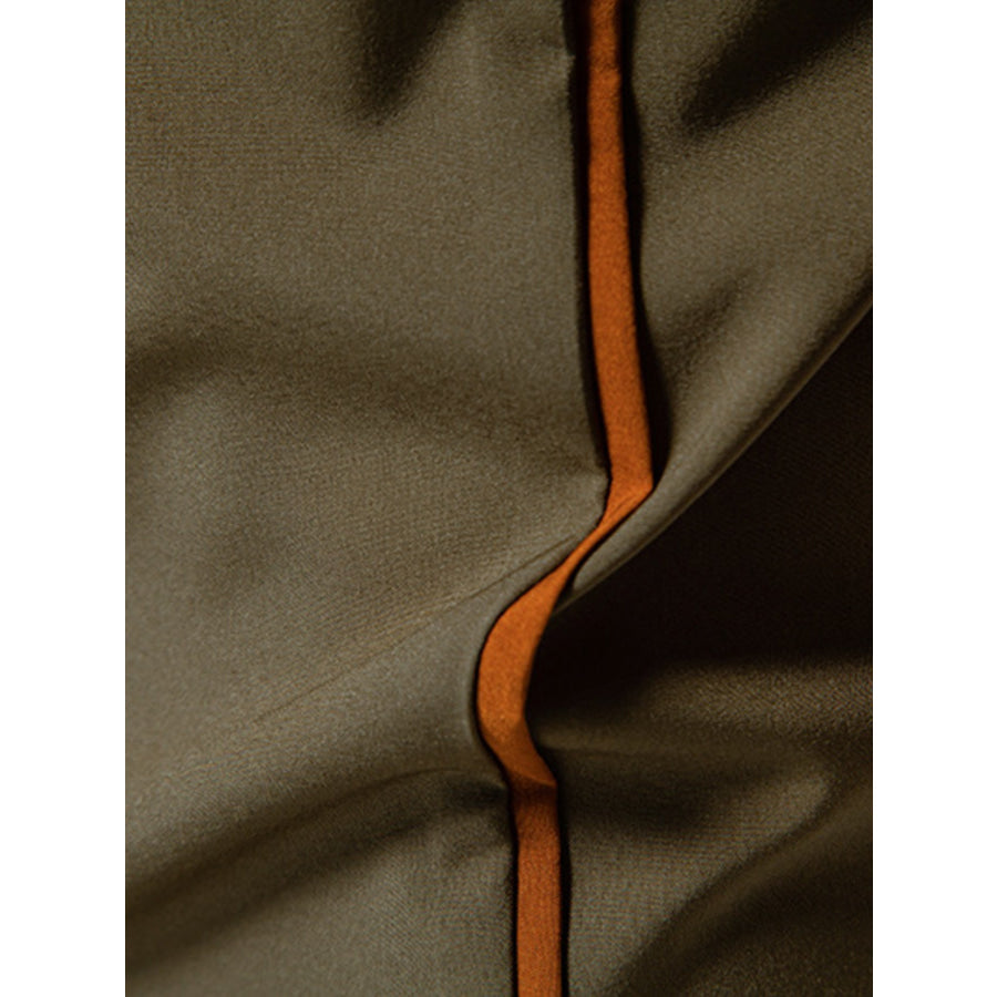 Men’s Contrast Trim Button-Down Shirt Apparel and Accessories