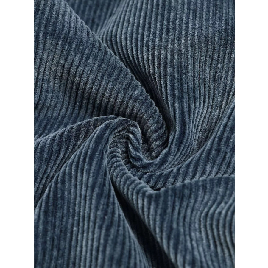 Men’s Corduroy Cargo Pants with Multiple Pockets Apparel and Accessories