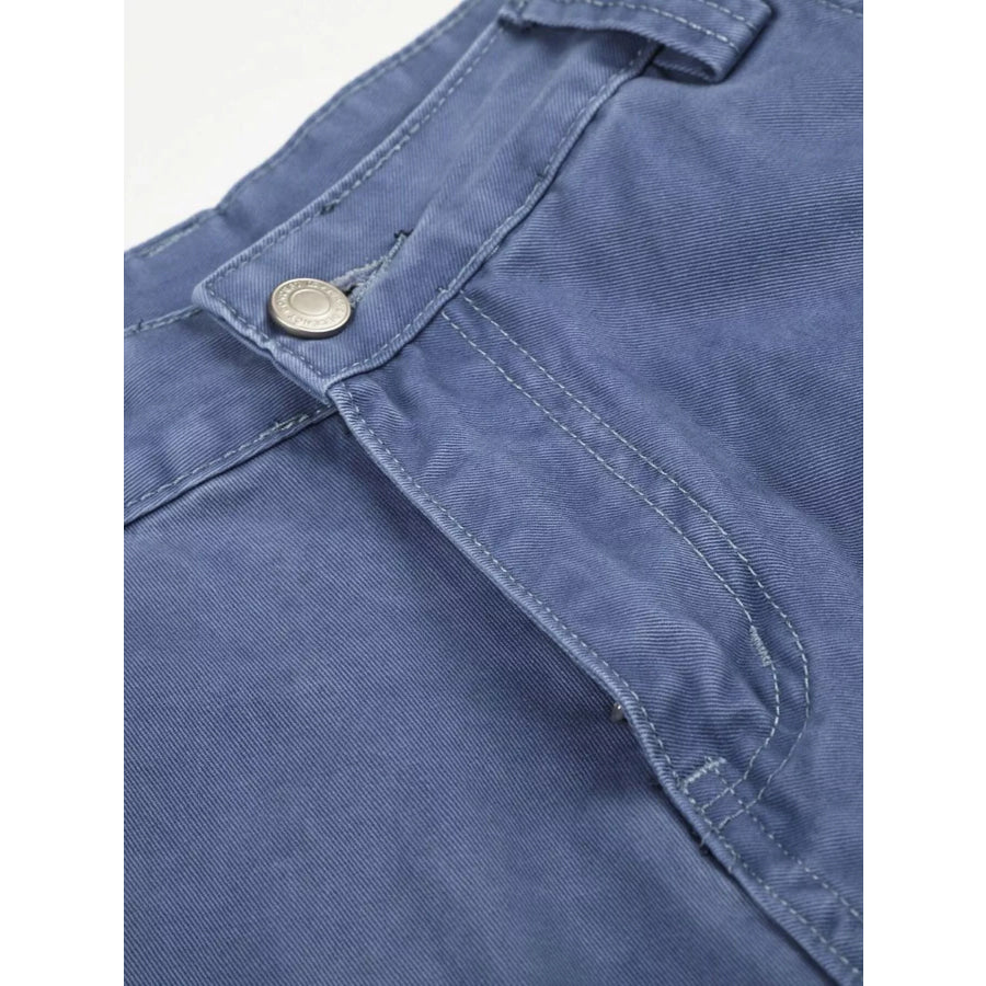 Men’s Distressed Cargo Capris Apparel and Accessories