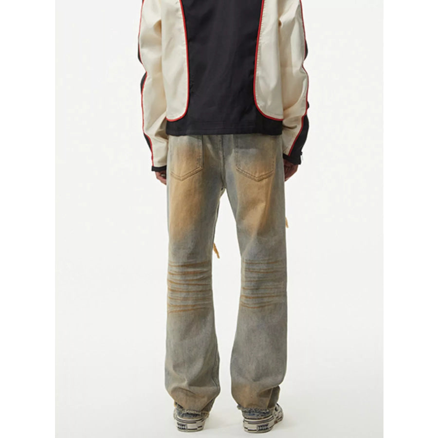Men’s Distressed Loose Fit Jeans Apparel and Accessories