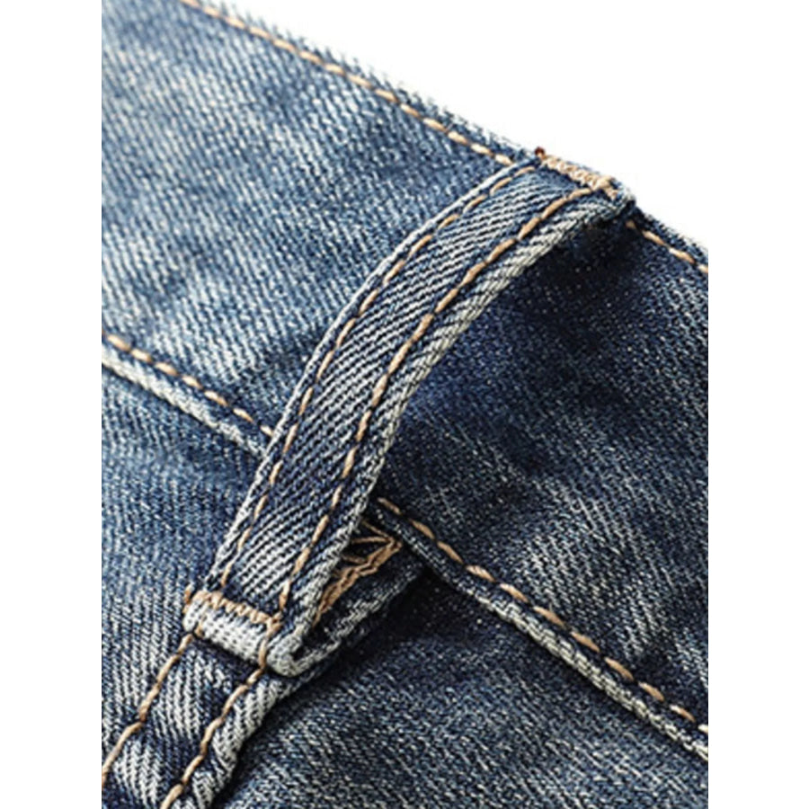 Men’s Distressed Loose Fit Jeans Apparel and Accessories