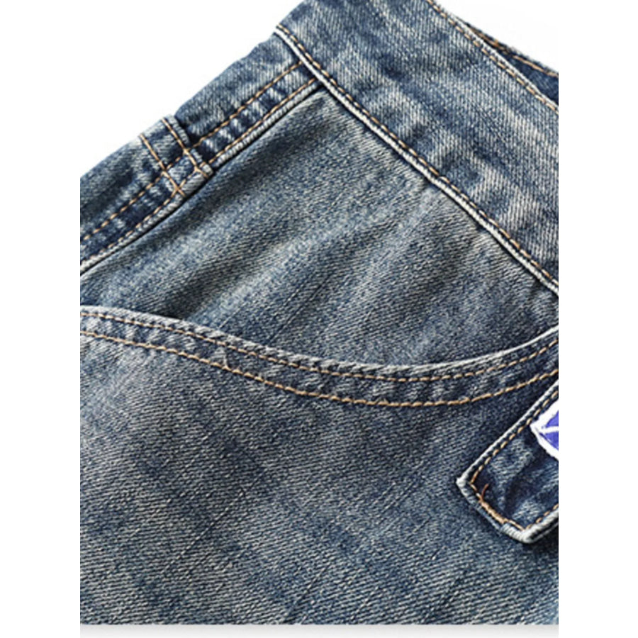 Men’s Distressed Loose Fit Jeans Apparel and Accessories
