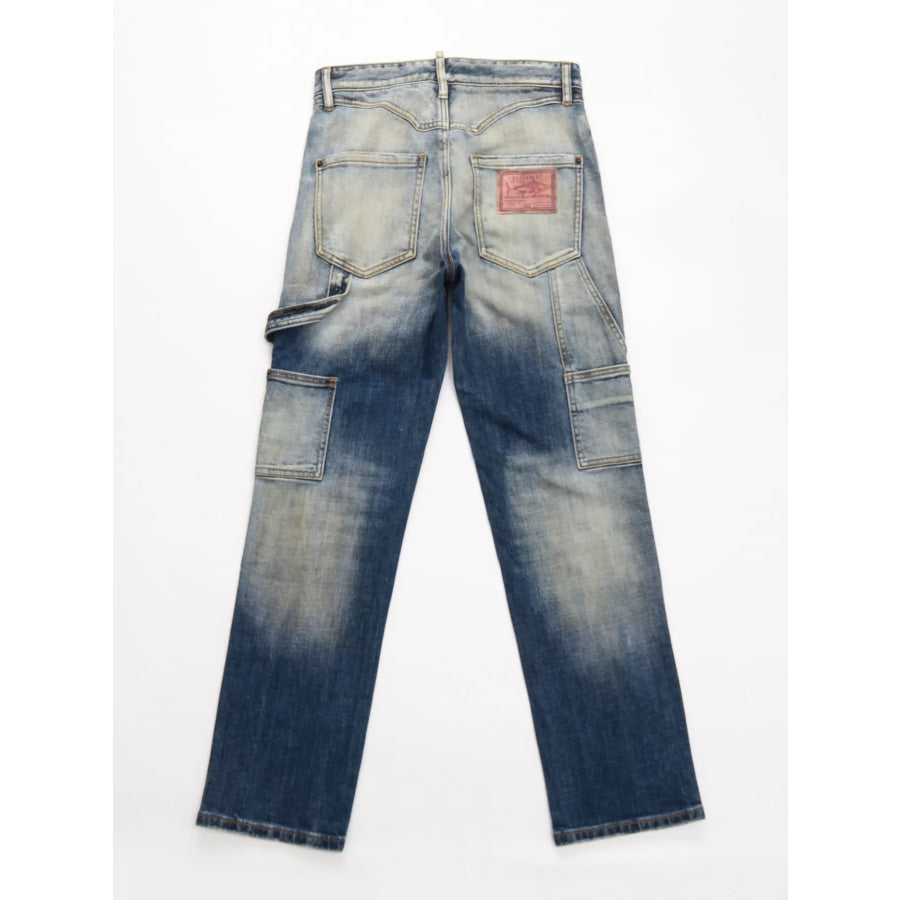Men’s Distressed Wash Jeans Dark / 28 Apparel and Accessories