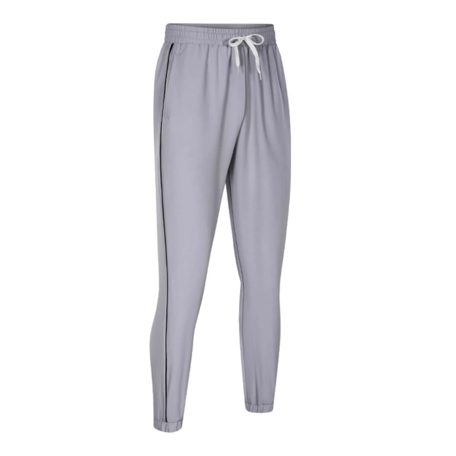 Men’s Drawstring Active Pants Grey / M Apparel and Accessories