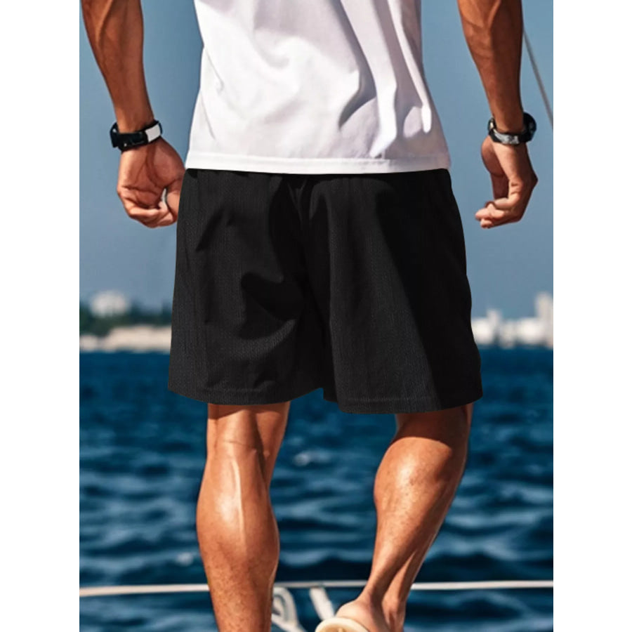 Men’s Drawstring Causal Shorts Apparel and Accessories