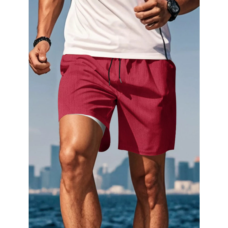 Men’s Drawstring Causal Shorts Apparel and Accessories