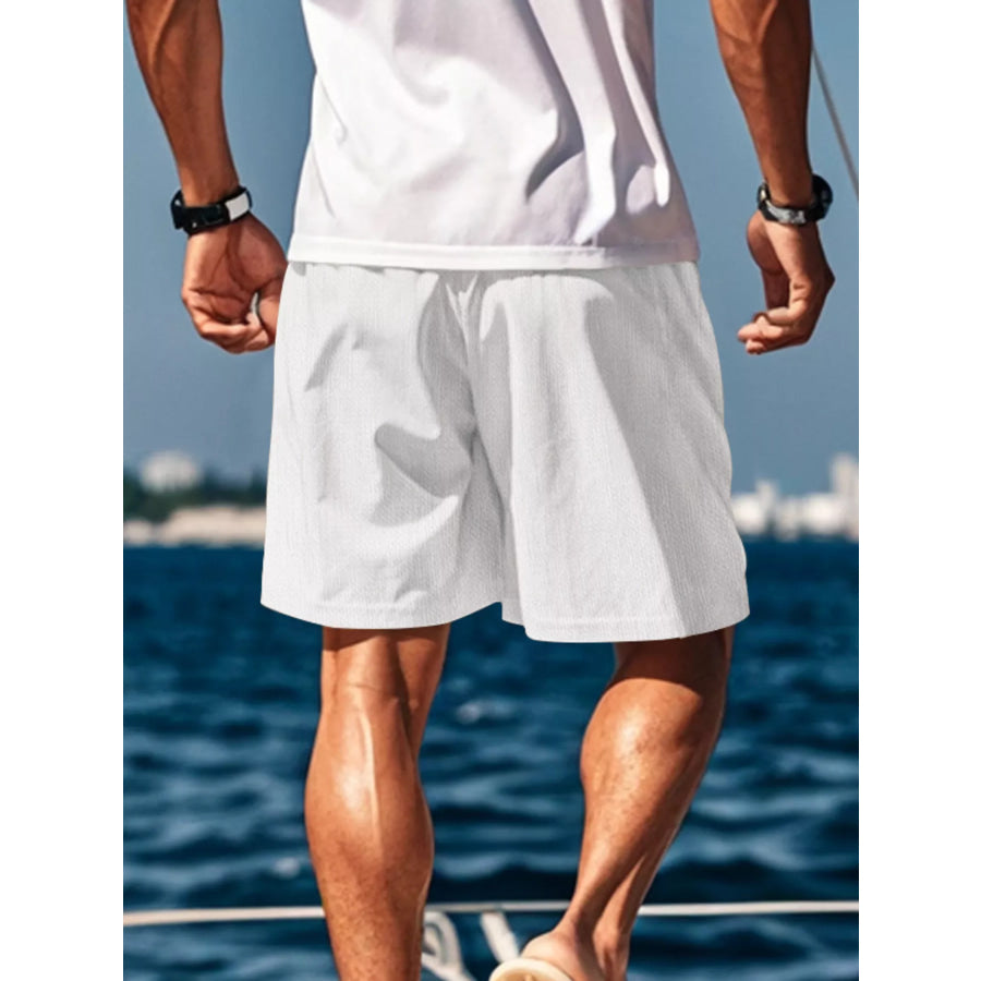 Men’s Drawstring Causal Shorts Apparel and Accessories