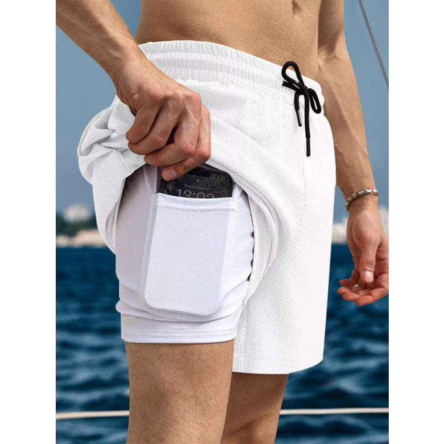Men’s Drawstring Causal Shorts Apparel and Accessories