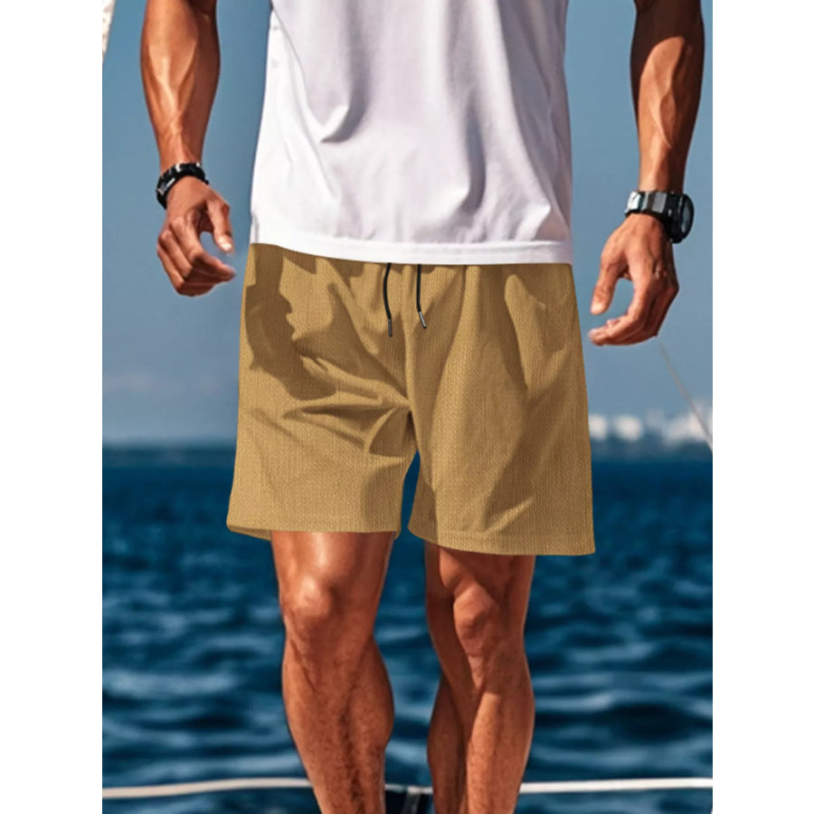 Men’s Drawstring Causal Shorts Apparel and Accessories