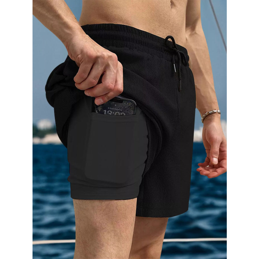 Men’s Drawstring Causal Shorts Apparel and Accessories
