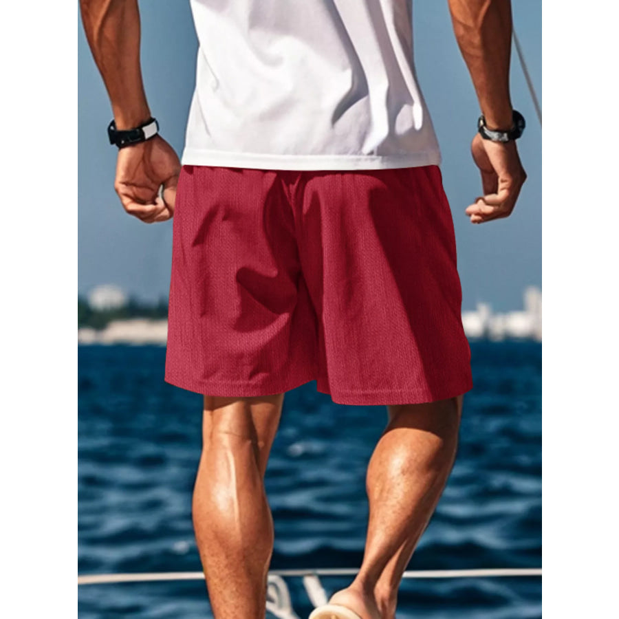 Men’s Drawstring Causal Shorts Apparel and Accessories