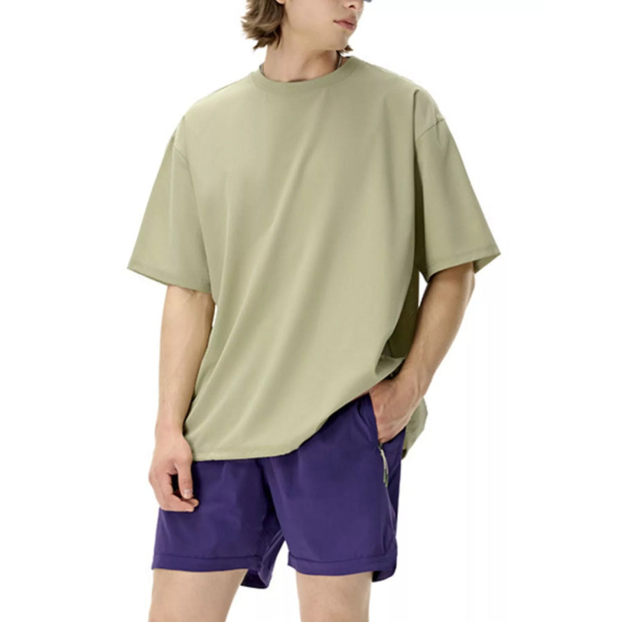 Men’s Drawstring Hem Quick-Dry T-Shirt Apparel and Accessories