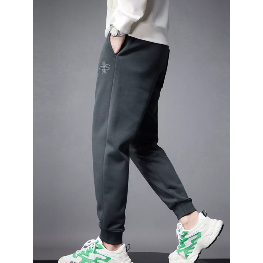 Men’s Drawstring Joggers with Pockets Apparel and Accessories