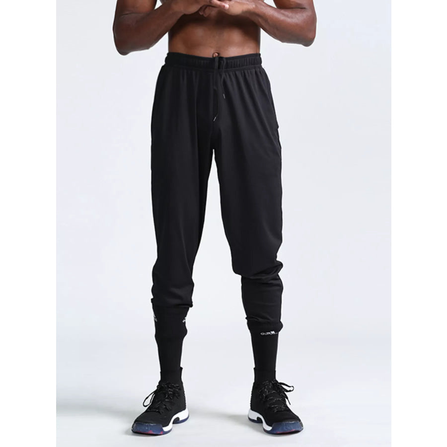 Men’s Drawstring Joggers with Pockets Black / M Apparel and Accessories