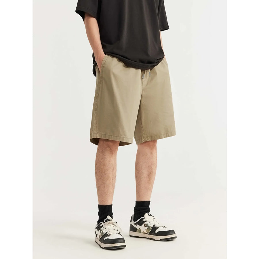 Men’s Drawstring Lightweight Shorts Khakis / XS Apparel and Accessories