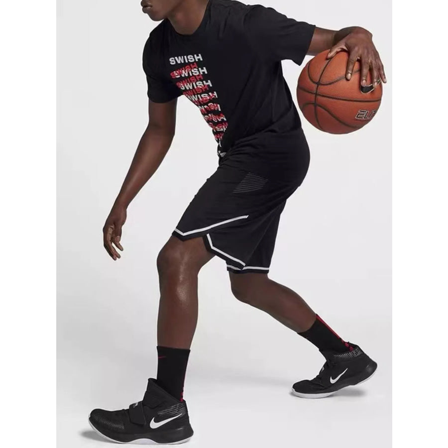 Men’s Drawstring Quick-Dry Active Shorts Apparel and Accessories