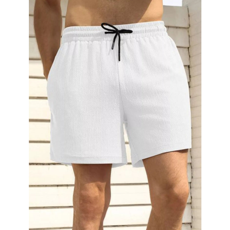 Men’s Drawstring Shorts with Pockets Apparel and Accessories