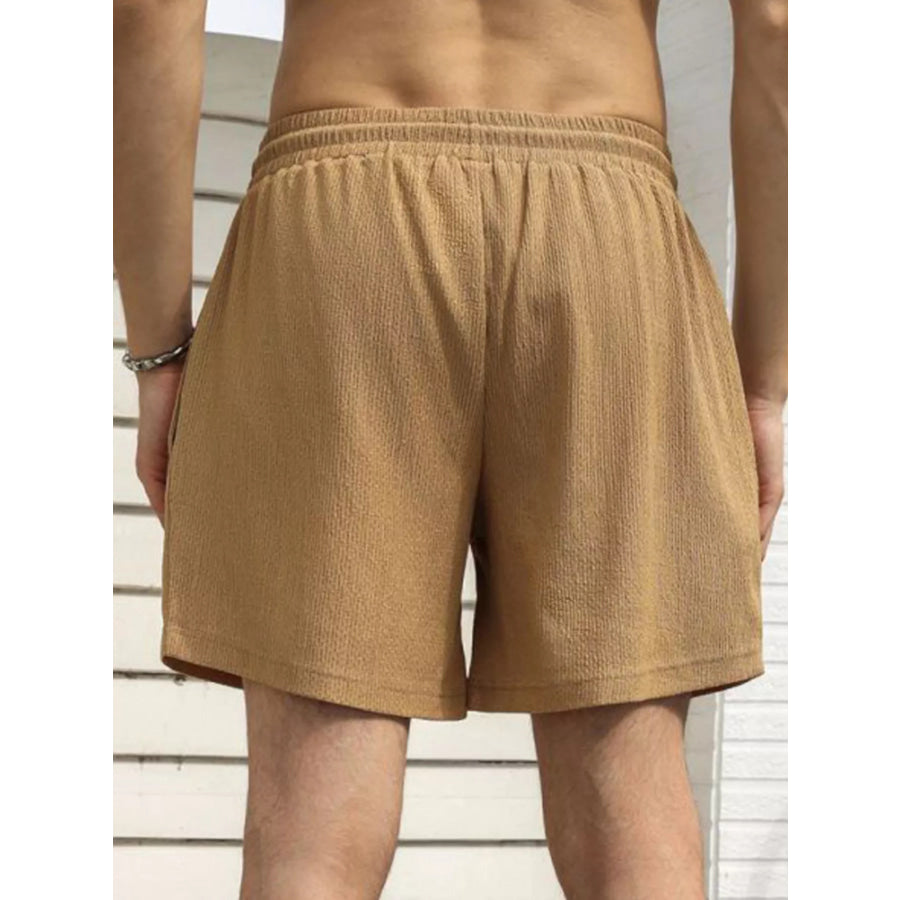 Men’s Drawstring Shorts with Pockets Apparel and Accessories