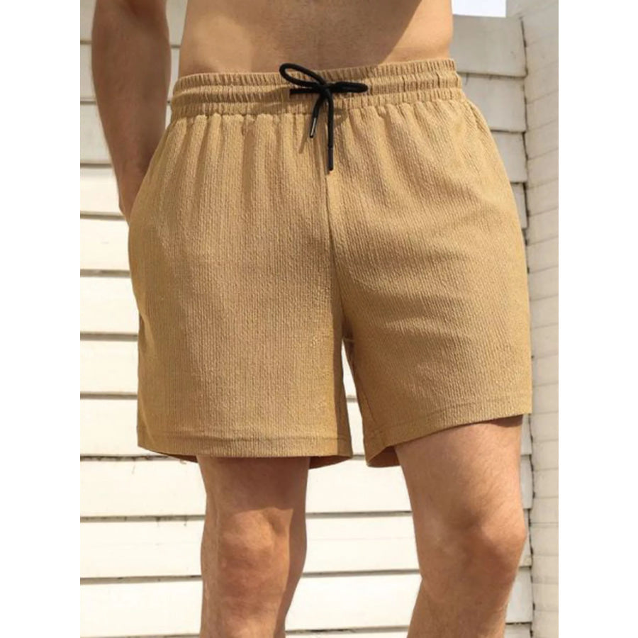 Men’s Drawstring Shorts with Pockets Apparel and Accessories