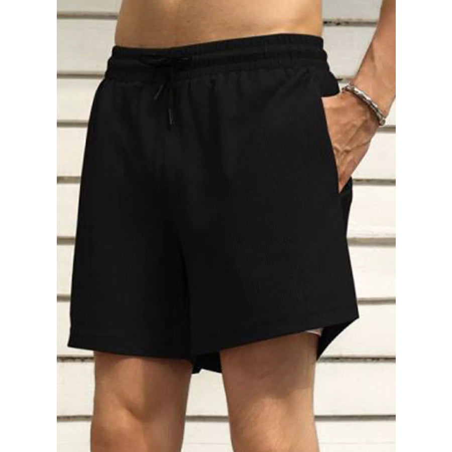 Men’s Drawstring Shorts with Pockets Apparel and Accessories