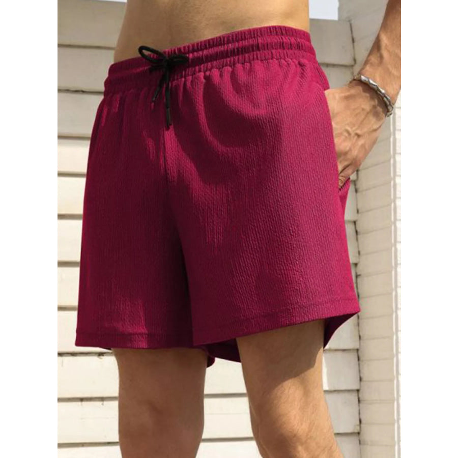 Men’s Drawstring Shorts with Pockets Apparel and Accessories