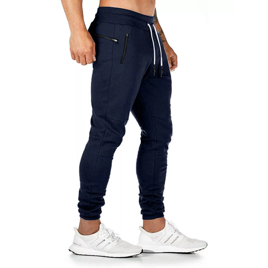 Men’s Drawstring Slim Fit Joggers Apparel and Accessories