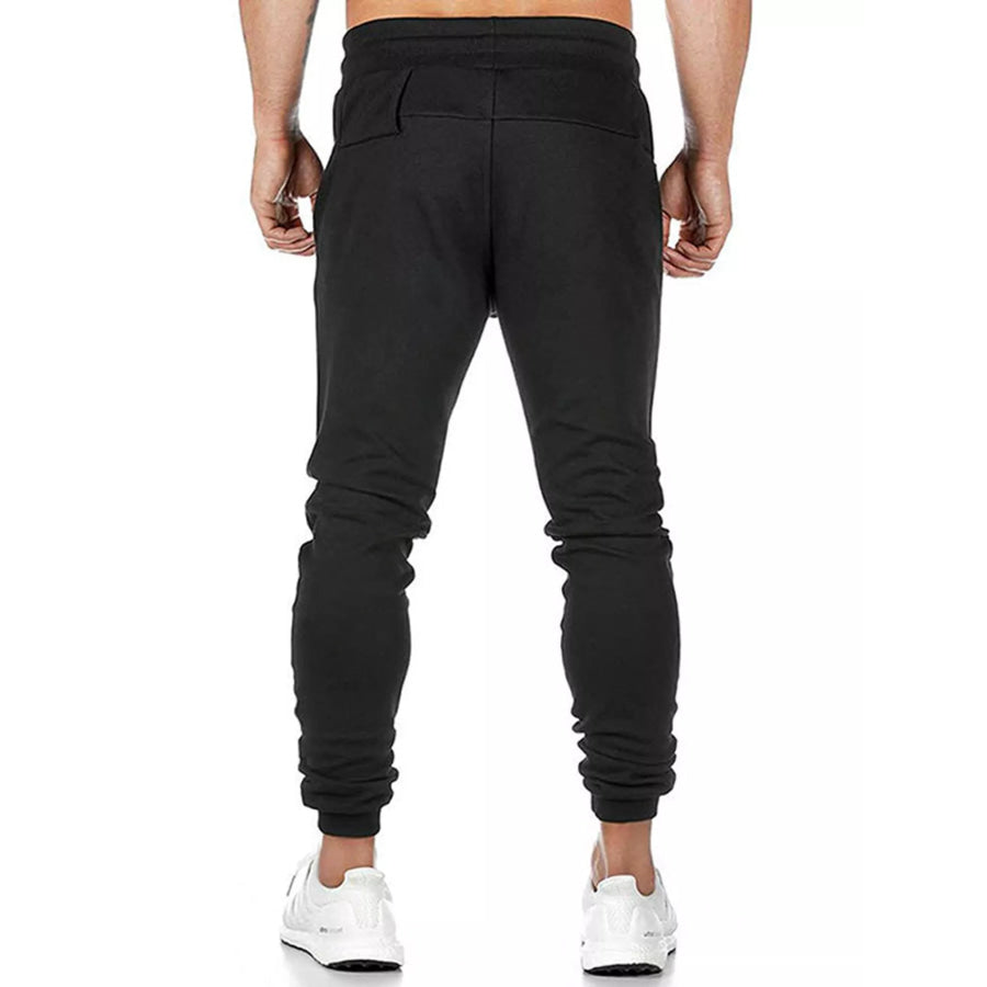Men’s Drawstring Slim Fit Joggers Apparel and Accessories