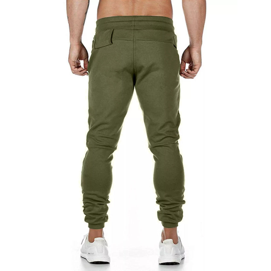 Men’s Drawstring Slim Fit Joggers Apparel and Accessories