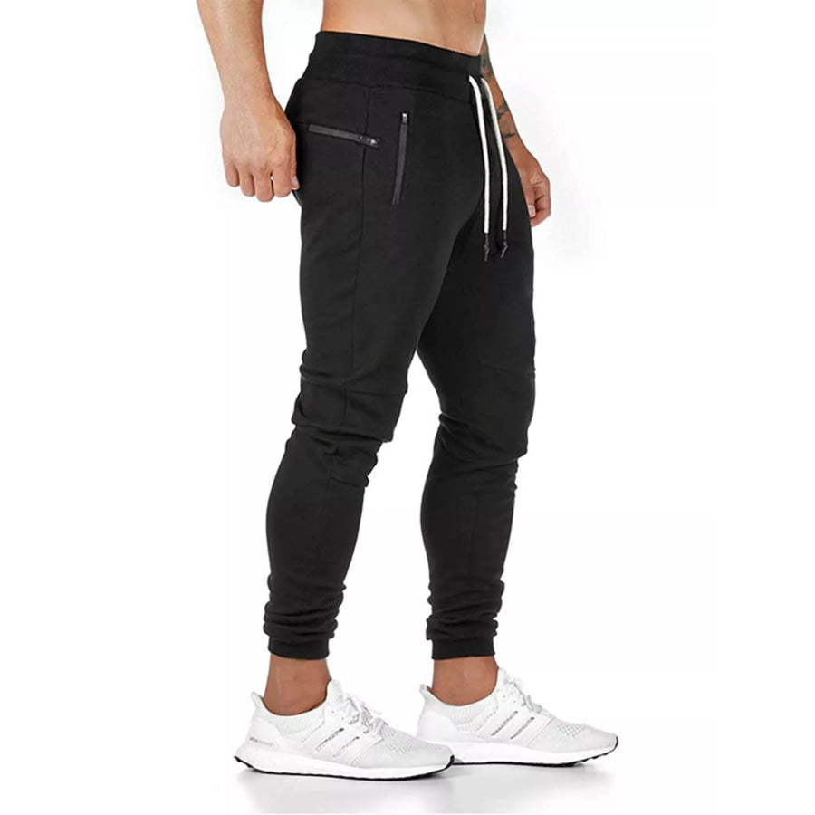 Men’s Drawstring Slim Fit Joggers Apparel and Accessories