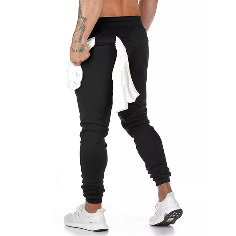 Men’s Drawstring Slim Fit Joggers Apparel and Accessories