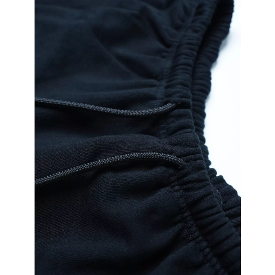 Men’s Drawstring Wide Leg Pants Apparel and Accessories