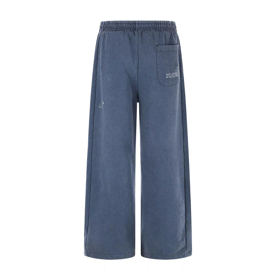 Men’s Drawstring Wide-Leg Sweatpants Apparel and Accessories