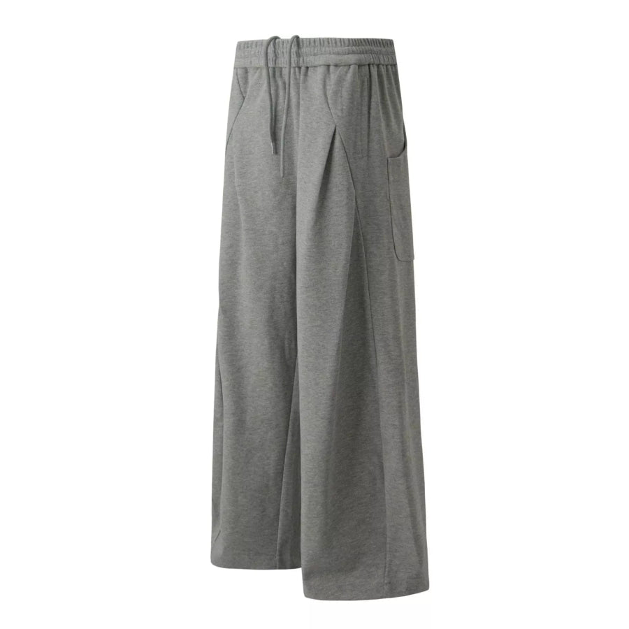 Men’s Drawstring Wide Leg Sweatpants Apparel and Accessories