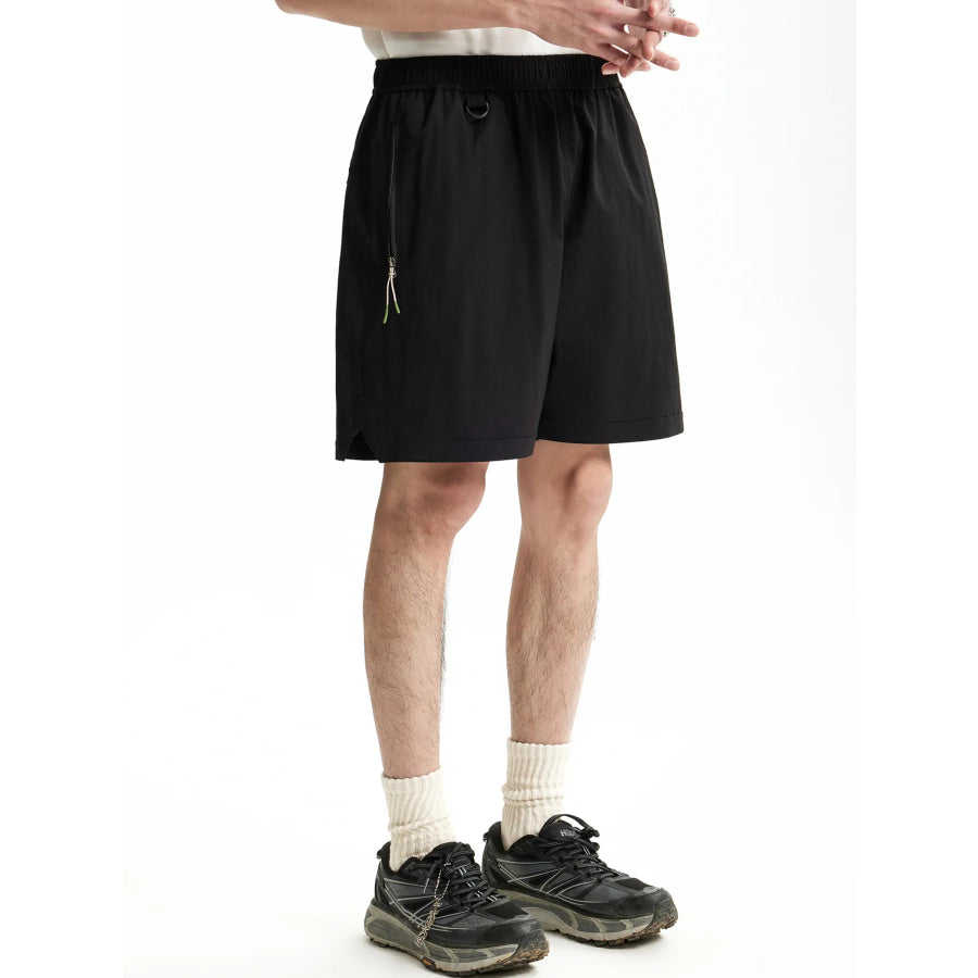 Men’s Elastic Waist Shorts Black / S Apparel and Accessories