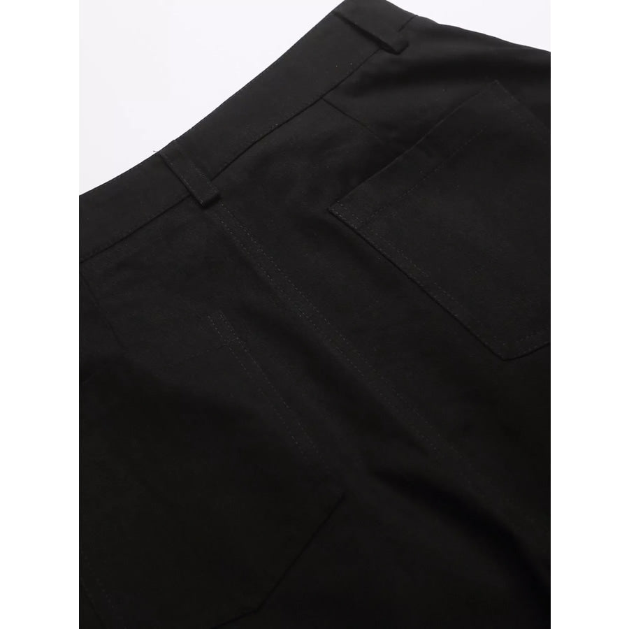 Men’s Embroidered Cargo Capris Apparel and Accessories