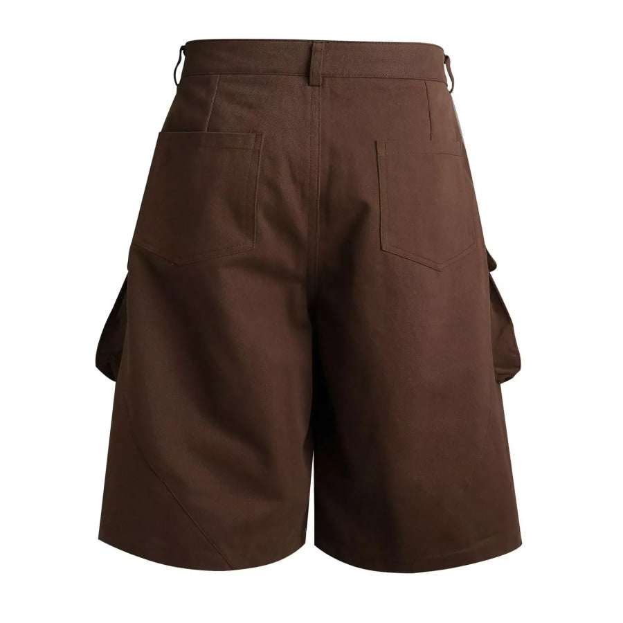 Men’s Embroidered Cargo Capris Apparel and Accessories