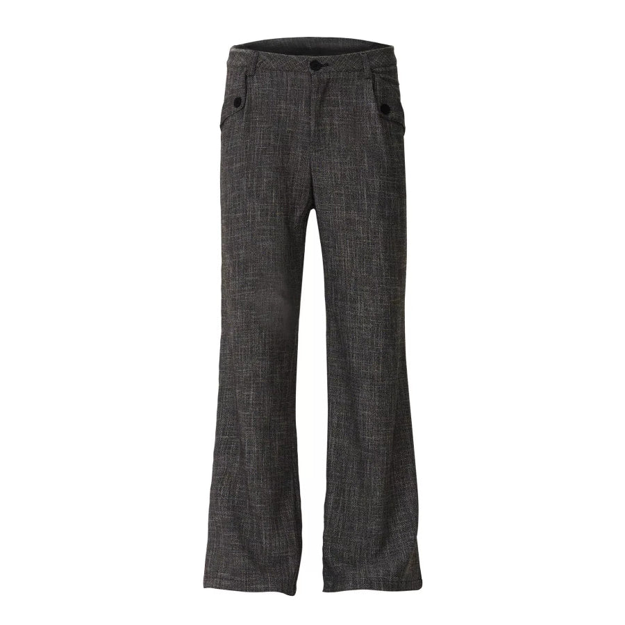 Men’s Flare Pants with Pockets Dark Gray / S Apparel and Accessories