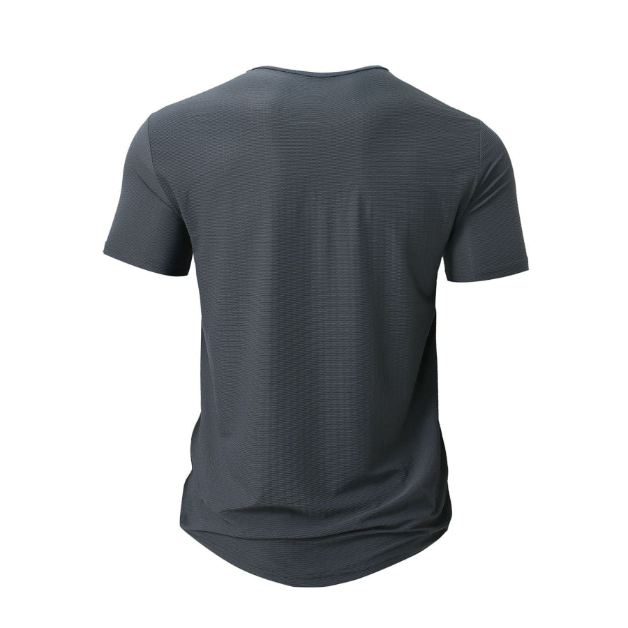 Men’s Full Size Breathable Quick-Dry Active T-Shirt Plus Size Apparel and Accessories