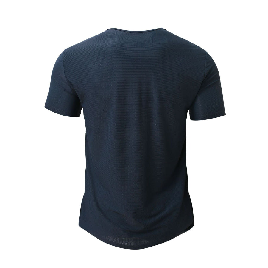 Men’s Full Size Breathable Quick-Dry Active T-Shirt Plus Size Apparel and Accessories