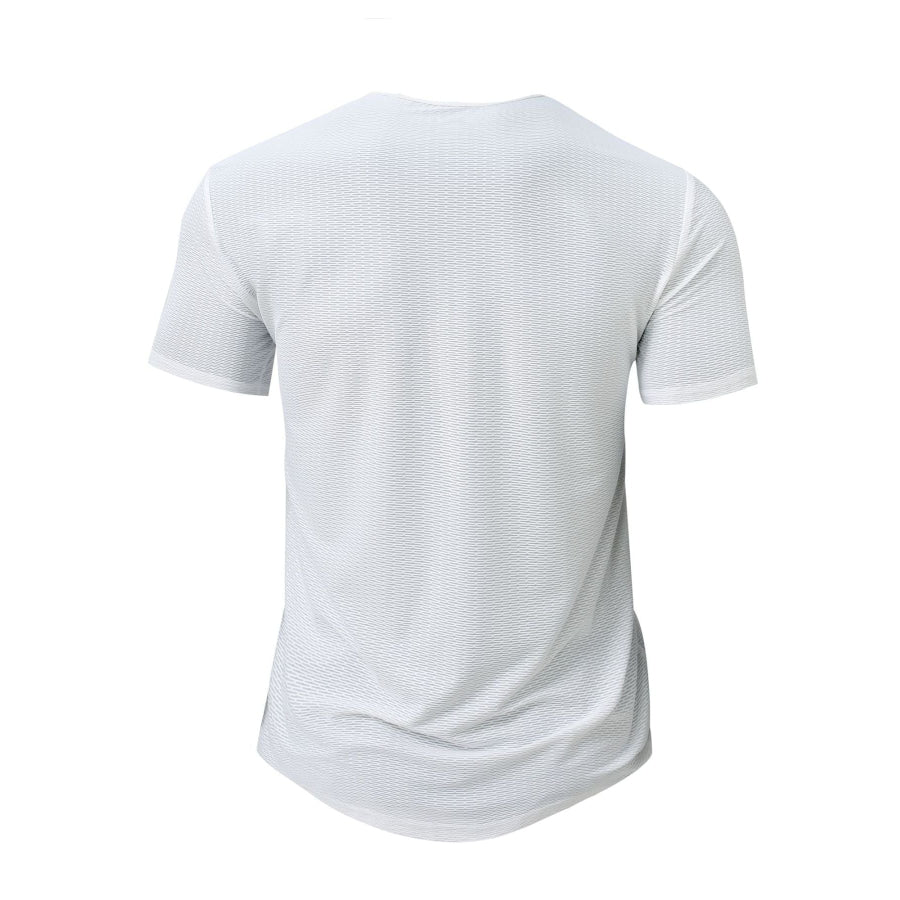 Men’s Full Size Breathable Quick-Dry Active T-Shirt Plus Size Apparel and Accessories