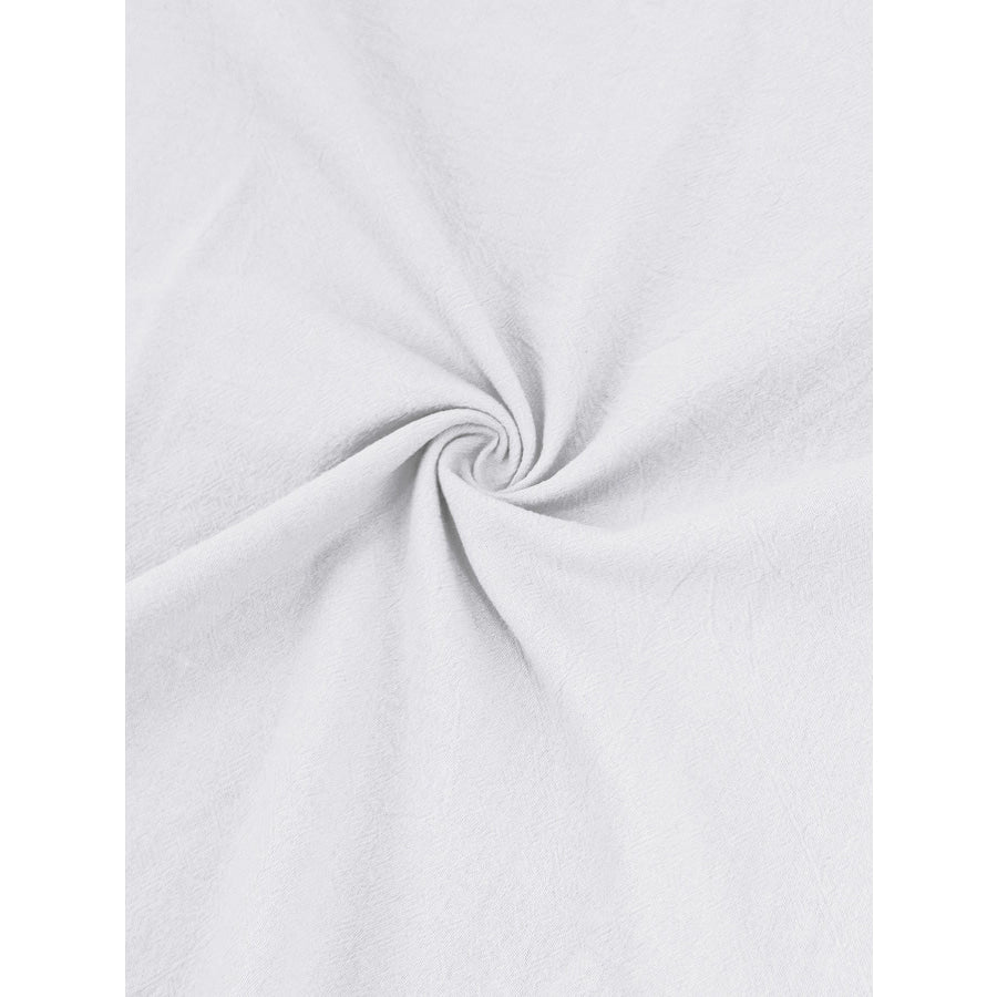Men’s Full Size Button Detail Long Sleeve Shirt Plus Size Apparel and Accessories