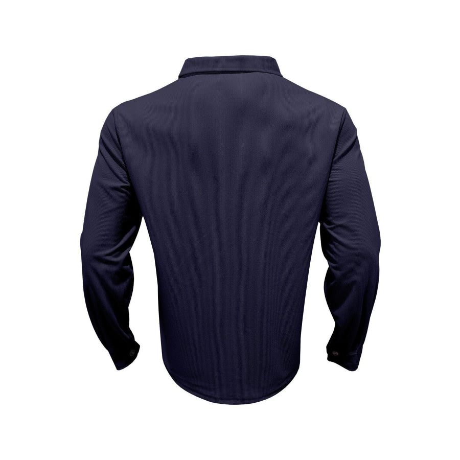 Men’s Full Size Button Up Long Sleeve Shirt and Pants Set Plus Size Apparel and Accessories