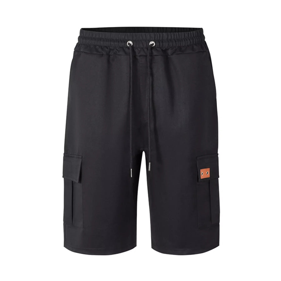 Men’s Full Size Cargo Shorts with Drawstring Plus Size Apparel and Accessories