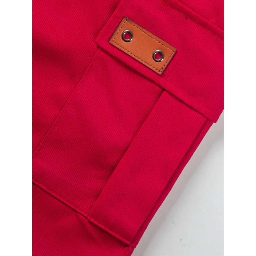 Men’s Full Size Cargo Shorts with Drawstring Plus Size Apparel and Accessories