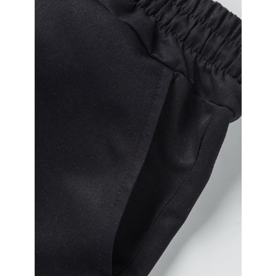 Men’s Full Size Cargo Shorts with Drawstring Plus Size Apparel and Accessories