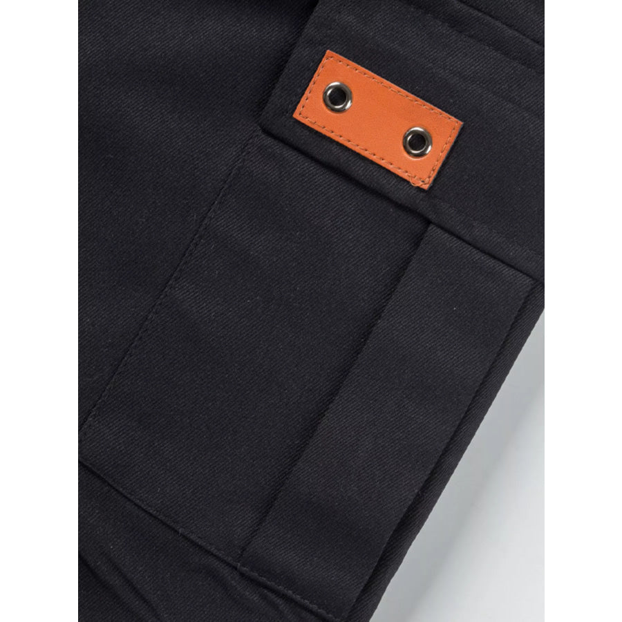 Men’s Full Size Cargo Shorts with Drawstring Plus Size Apparel and Accessories