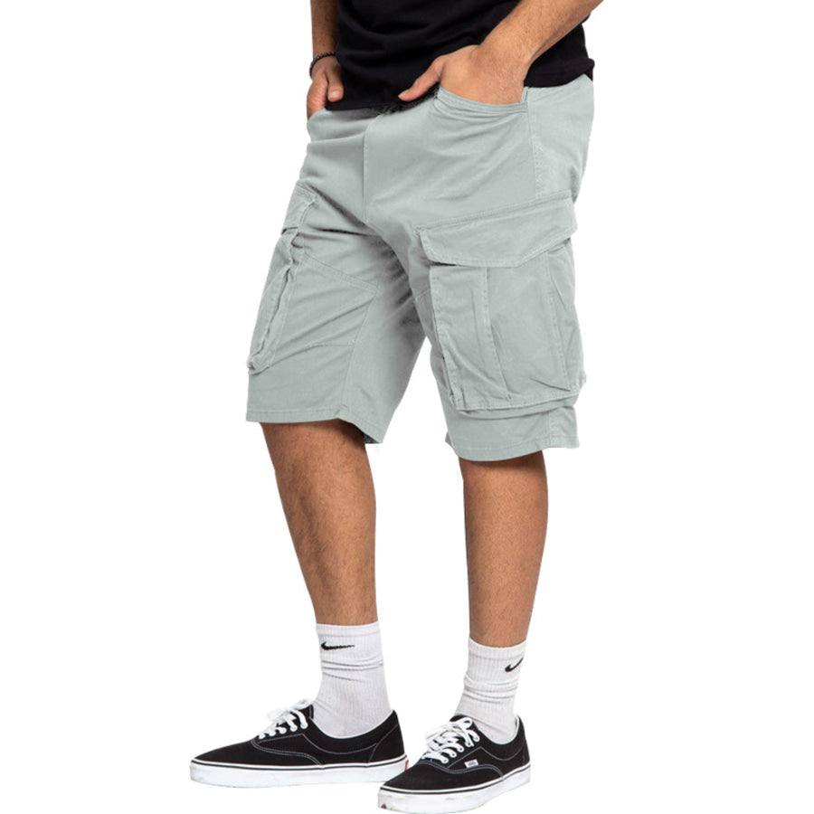 Men’s Full Size Cargo Shorts with Multiple Pockets Plus Size Apparel and Accessories
