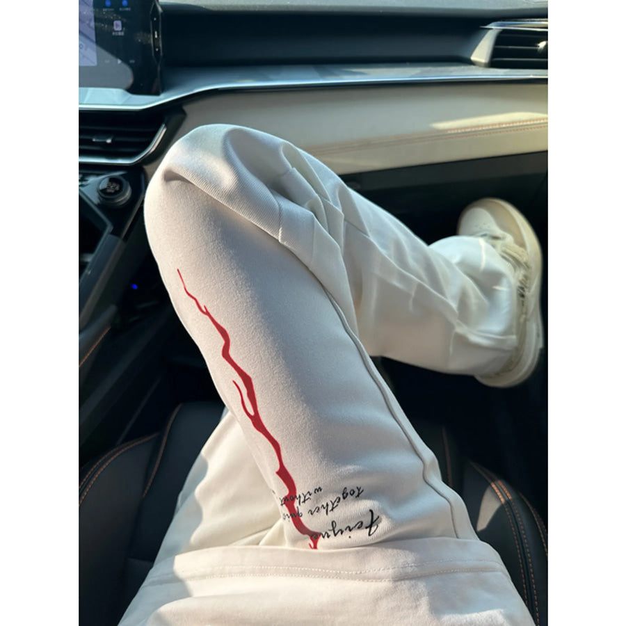 Men’s Full Size Casual Bootcut Pants Apparel and Accessories