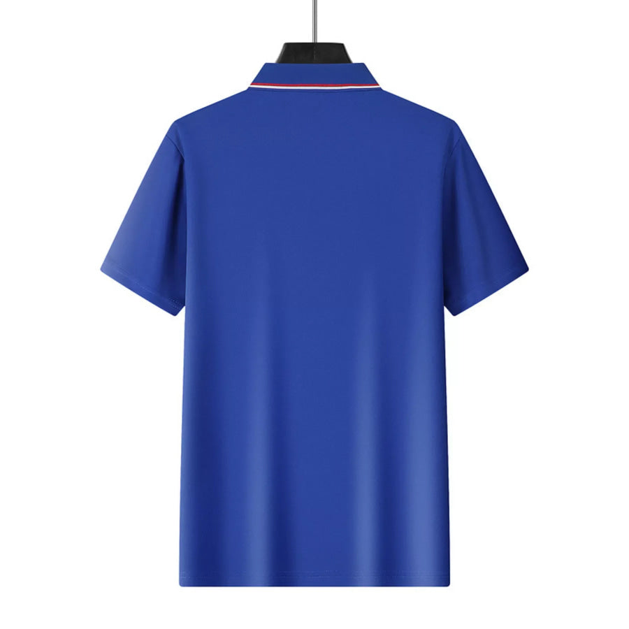 Men’s Full Size Casual Button Detail Polo Plus Size Apparel and Accessories